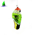 Mixed Colorful Glass Parrot Toys Hanging Ornament